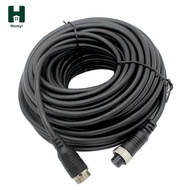 [Homyl] 4 Pins Car Camera Extension Cord for Bus Truck Reversing Rear View Camera