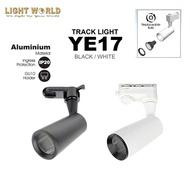 YETPLUS YE17 GU10 HOLDER TRACK LIGHT WHITE/ BLACK Spotlight Lampu trek