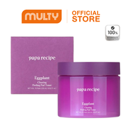 Papa Recipe Eggplant Clearing Peeling Pad Toner 255 ml. ( 70 แผ่น ) โทนเนอร์แพด มอบความชุ่มชื้นให้แก