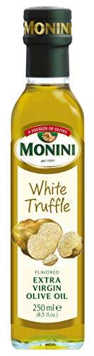 [PRE-ORDER] Monini Extra Virgin Olive Oil, White Truffle, 8.5 Ounce, (Pack of 6) (ETA: 2022-08-01)