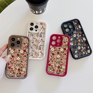 Wine Red Small Flowers Phone Casing For OnePlus 15 13 13T 13R Nord CE 6 5 5G Silicone Trendy Anti-fa