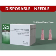10/50/100PCS COD 32G4mm 32G13mm Disposable Needle Beauty tools Local delivery
