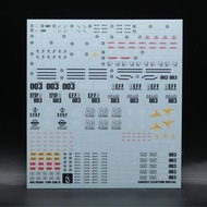 HGUC GM ii series Gundam neon decal 吉姆2 系列高達螢光水貼