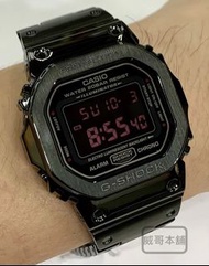 【威哥本舖】G-Shock 全新不鏽鋼改裝實品 DW-5600改裝 DW-5600MS 已改含錶（全黑款）