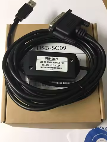 USB-SC09 with Big Head FX and A Series PLC Programming Line Data Line Download Line FX0/FX0S/FX1S/FX