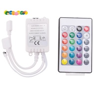 Led Strip Lights Controller,Controller RGB Led Strip Light Controller + Infrared Remote Control 24 K