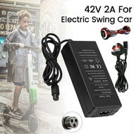 42V 2A Lithium Battery Charger, Fast Power Charging Adapter For 36V 2 Wheel Self Balancing Scooter H