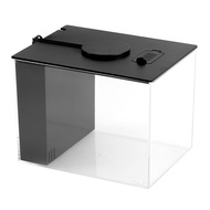 Desktop mini aquarium side filter full set fish tank oxygen production filter integrated office plas
