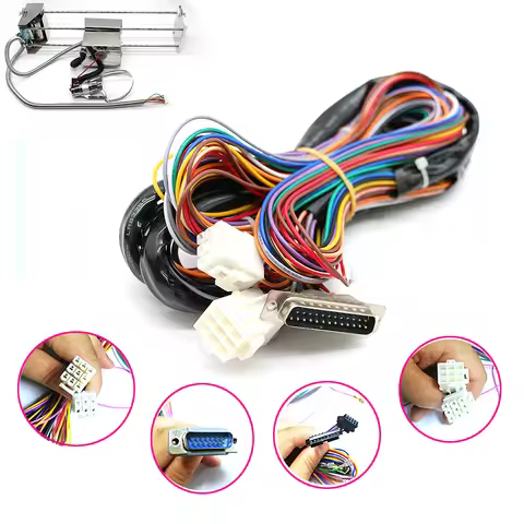 Custom Wire Harness Gantry to Game Board Connecting Cable, VGA Interface for Arcade Claw Crane Machi