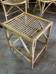 19” Rattan Stool / Decoration Chair / Leg rest
