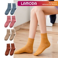 [1 PAIR][Lamoda]ELSIE Women Long Socks Maternity Stocking Muslimah Socks Sleeping Socks Winter Stoking Panjang