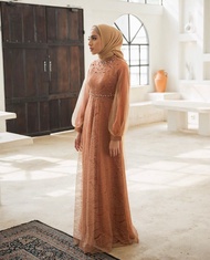 SALE 60% NADINE DRESS EXCLUSIVE - Baju bresmaid Gamis modern Dress brokat baju lebaran terbaru | Gam