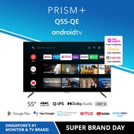 PRISM+ Q55 Quantum Edition | 4K Android TV | 55 inch | Quantum Colors | Google Playstore | Inbuilt Chromecast | HDR10