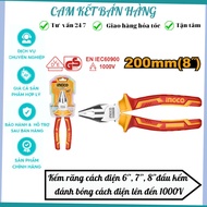 Insulated dental pliers 6'', 7'', 8'' insulated up to 1000V INGCO - HICP28188 - HICP28168 - HICP2820