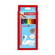 Stabilo Swans 12 Color 100% Original Stabilo Pensel Warna Color Pencil 1877R