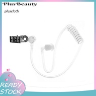 <Pluscloth> Security Guard Earpiece Earpiece with Clear Stretch Coil Covert Agent Earpiece with Meta
