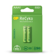 GP Recyko AAA 2pcs 650mAh Rechargeable Battery