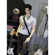 BJD doll American street style outfit, 75cm uncle-sized doll, vintage style trendy male replacement 