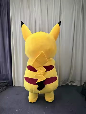 Inflatable Yellow Mouse Mascot Costume Cosplay Giant Set Party Set Street Funny Cartoon Giant Inflat