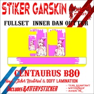 stiker garskin new b 80 full set + bonus stiker batterai