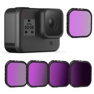 4-Pack ND Filter ND8 ND16 ND32 CPL for GoPro Hero 8 Black, Multi Coated HD Slim Neutral Density Filt