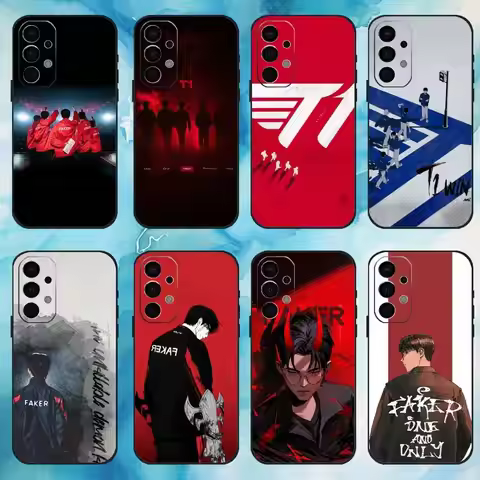 SKT T1 Faker L-LOL Phone Case For Samsung S25,S24,S21,S22,S23,S30,Ultra,S20,Plus,Fe,Lite,Note,10,9,5