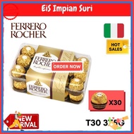 Premium qualiy ✵(Ready Stock) Ferrero Rocher Chocolate T30 375g Exp. June 2024 (30 Biji) Coklat Ferrero Rocher Made in Italy✺