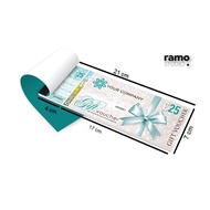 Voucher book \ Coupon Book \ Gift Voucher Book Customized printing full color