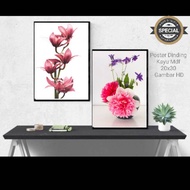 Chamois Wall Decoration Wooden Poster Home Decoration Flower FL160