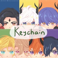 GANTUNGAN Keychain Obey Me Keychain Shall We Date?, Acrylic Keychain, 5cm [Demon Brothers]