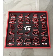 3D Printed F1 Racing Competition Schedule Model 2025 Season, F1 Formula Racing Car Model