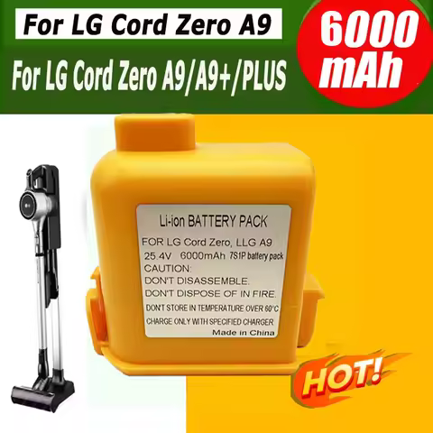 🎁25.2V EAC63382204 Lithium Ion Battery For LG Cordzero A9 Cordless Vacuum A9+ A9Plus A9M A9MASTER2X 