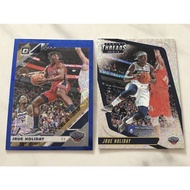 [LOT 2 MINT] JRUE HOLIDAY OPTIC BLUE VELOCITY THREADS DAZZLE NBA Cards BUCKS PELICANS INVEST