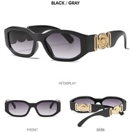 แฟชั่นใหม่ Versace แว่นกันแดด Unisex แว่นตากันแดดเลนส์บุคลิกภาพ