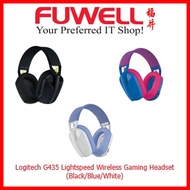 G435 LIGHTSPEED Wireless Gaming Headset (Black-001051/Blue-001063/White-001075)