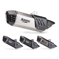 Akrapovic S7 Exhaust Universal 51mm Motorcycle Muffler For GSXR150 TNT125 PCX RS660 CB500X XMAX300 F