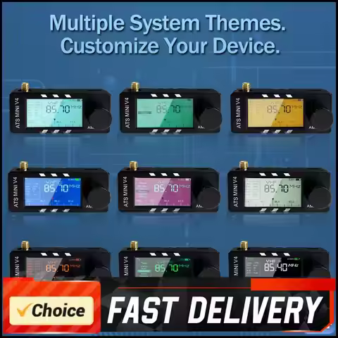 AMNVOLT V4 ATS MINI SI4732 Portable AM FM Radio Receiver ALL Band DSP Radio FM AM SSB LSB USB Receiv