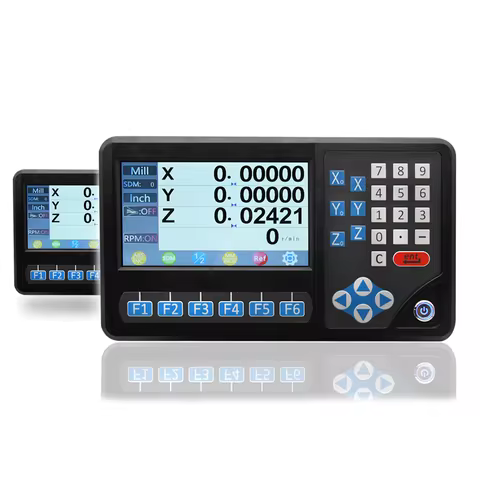Dro 2 Axis/3 Axis/4 Axis Digital Readout ,DB9 TTL Siganl Digital Display RPM Function with Hall Sens