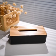 Tissue Box Storage - Black
