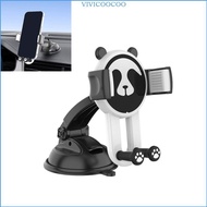 VIVI Rotatable Car Phone Brackets for Phones Up to 9cm Wide In Lovely Panda Style