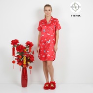 GREET NIGHT WEAR - Organic Silk Daster Model: T-757 / Dk