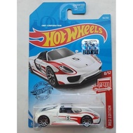 Hotwheels Hot Wheels Porsche 918 Spyder white Red Edition Factory Sealed 2019 Hot Wheels Porsche 918