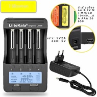 LiitoKala Lii-500 3.7V 3.85V Li Ion 1.2V Ni MH จอแสดงผล LED แบบชาร์จไฟได้ 0.3A 0.5A 0.7A 1.0A 12V2A 