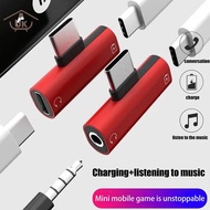 UK USB-C to 3.5mm Metal Adapter with Aux Audio Jack for Charging, Music & Calls