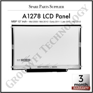 Screen / LCD Panel / Display Replacement for A1278 MBP Pro 13-inch 2009 2010 2011 2012