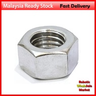 Hex Nut M2 M2.5 M3.5 M3 M4 M5 M6 M8 M10 M12 304 Stainless Steel Hexagon Nut DIN934