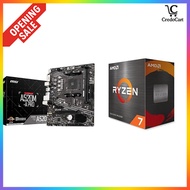 MSI A520M-A PRO Motherboard MicroATX [equipped with A520 chipset] MB5136 + AMD Ryzen 7 5700X, withou