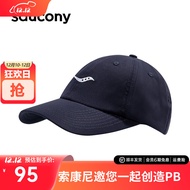 Saucony索康尼鸭舌帽男女时尚潮流舒鸭舌帽 深邃蓝 均码
