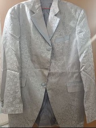 男西裝外套灰褲 加大碼 特大西裝