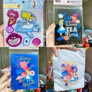日本絕版迪士尼生蠔bb baby oysters愛麗絲夢遊仙境Alice in Wonderland妙妙貓柴郡貓亞克力立牌收納束袋鏡子玻璃貼。公主disneystore 代購Disney日本東京迪士尼